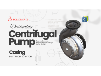 How to Model a Centrifugal Pump Casing in SOLIDWORKS | Step-by-Step Tutorial